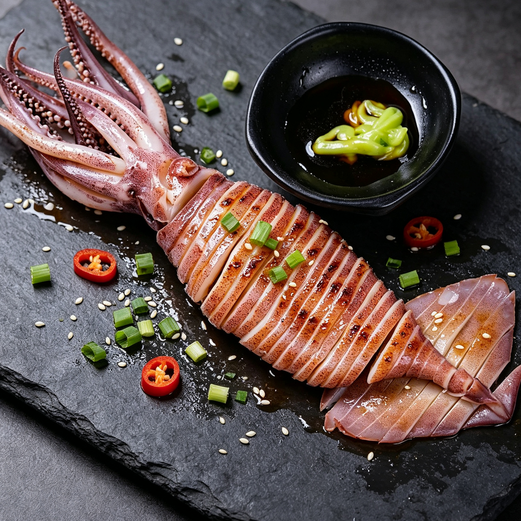 Fresh Wild Squid, Clean & Ready to Cook